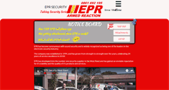Desktop Screenshot of eprsecurity.com